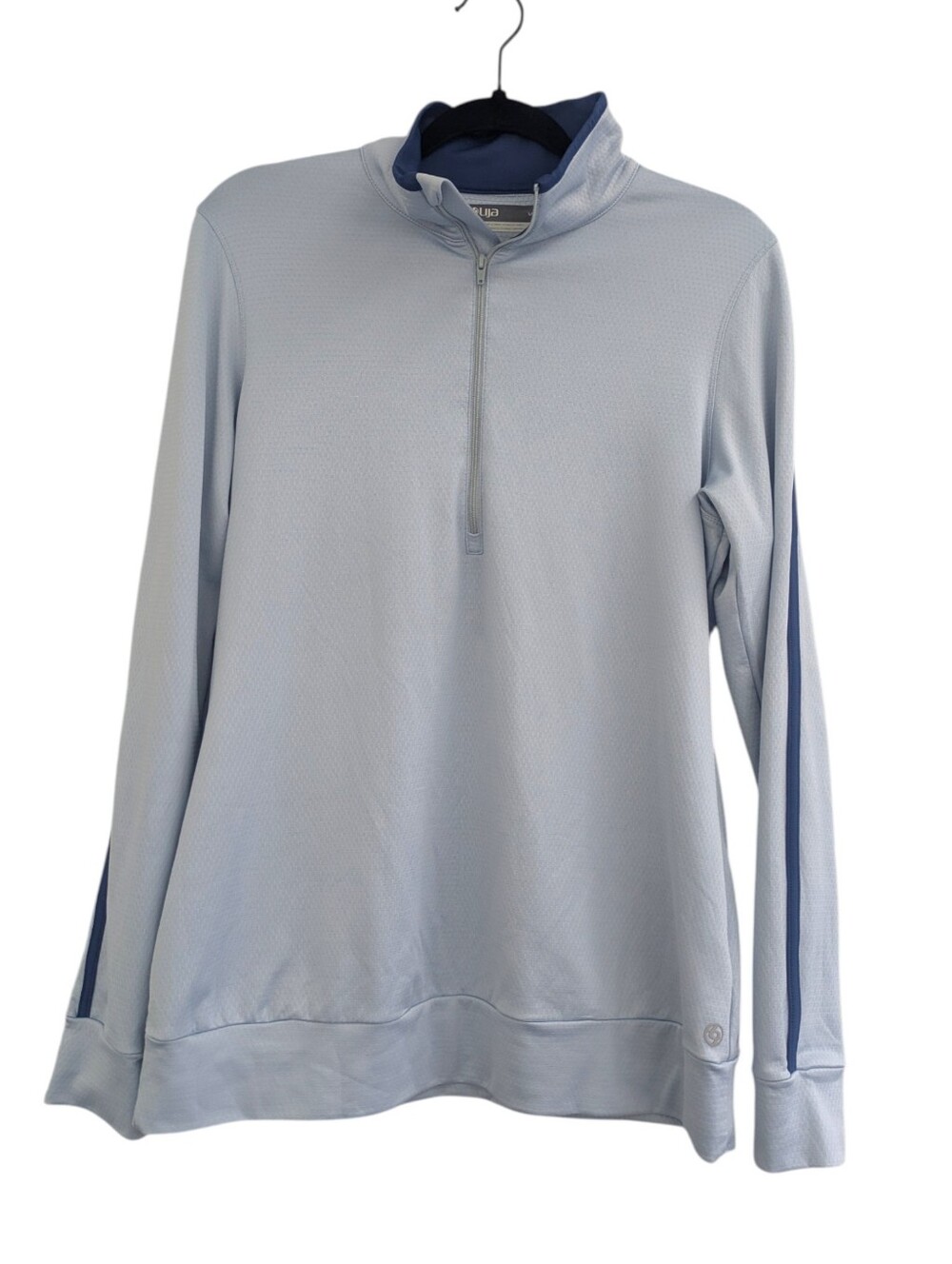 Lija Blue Zip Pullover